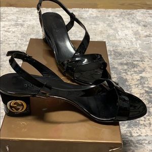 Gucci sandals Sz 37.5